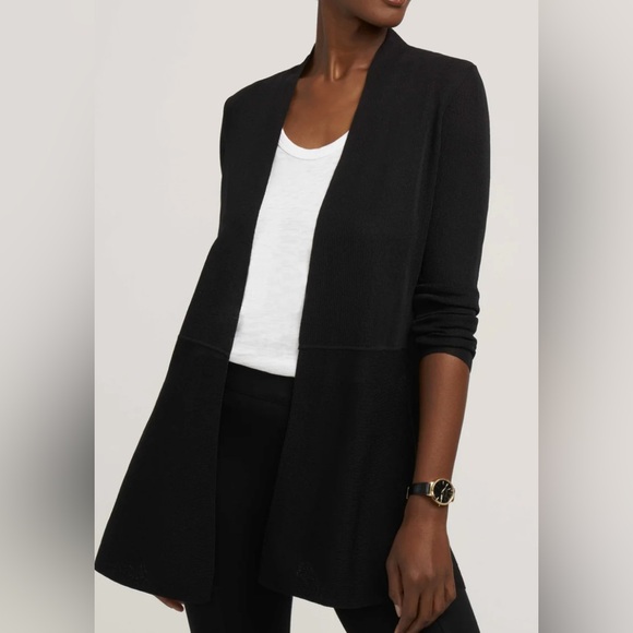 Anne Klein Sweaters - Ann Klein open Elegant Black Long Cardigan size 1X